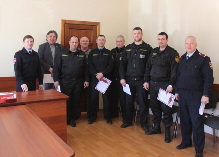 Награды сотрудников ЧОВ